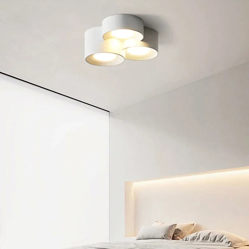 plafonnier led spot blanc moderne rond acrylique luminaire intérieur salon chambre salon couloir