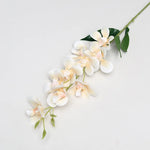 fleurs artificielles vanda soie bleu blanc vert jaune rose violet naturel intérieur décoration mariage