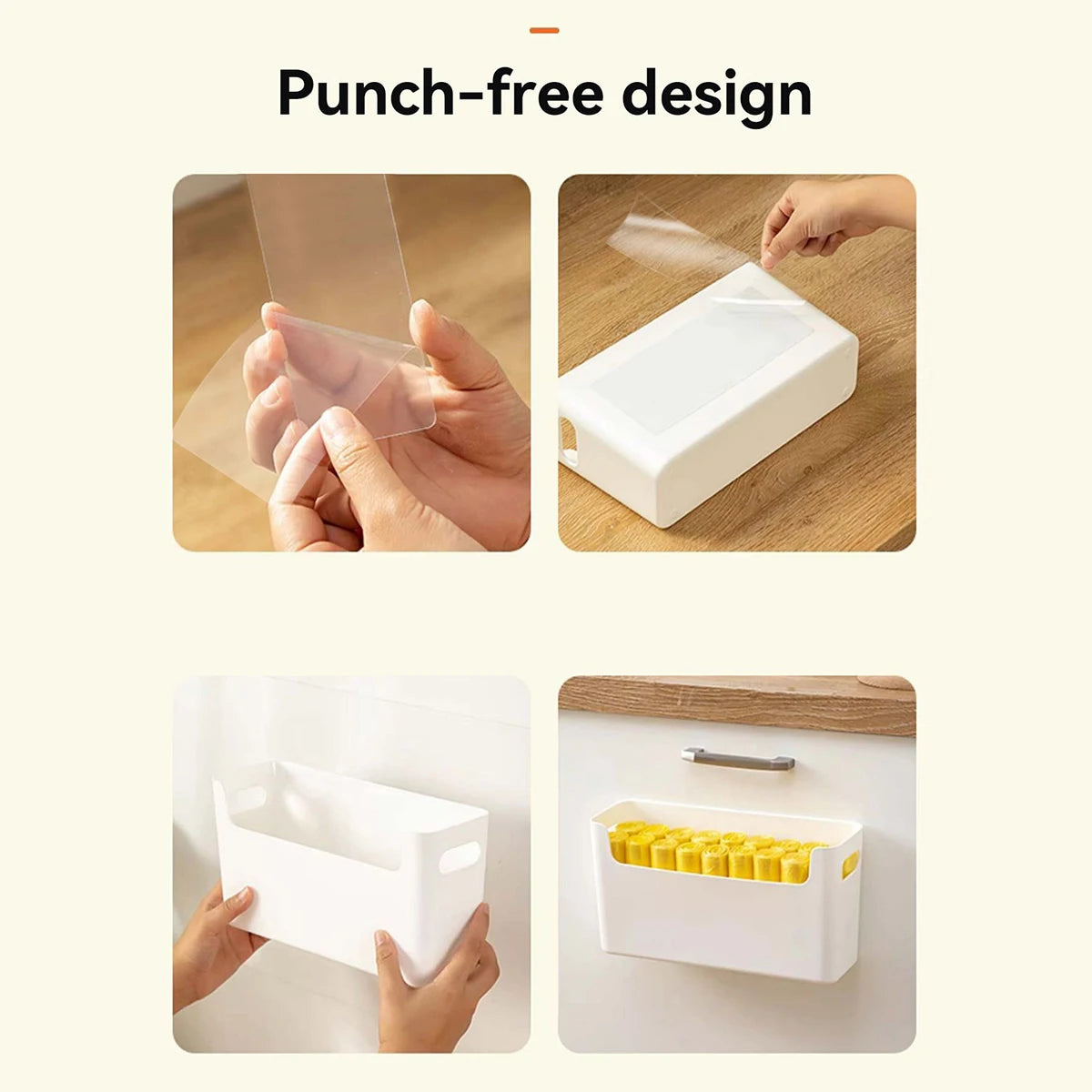 boîtes rangement adhésives porte blanc modernes réutilisables papiers cuisson sacs conservation