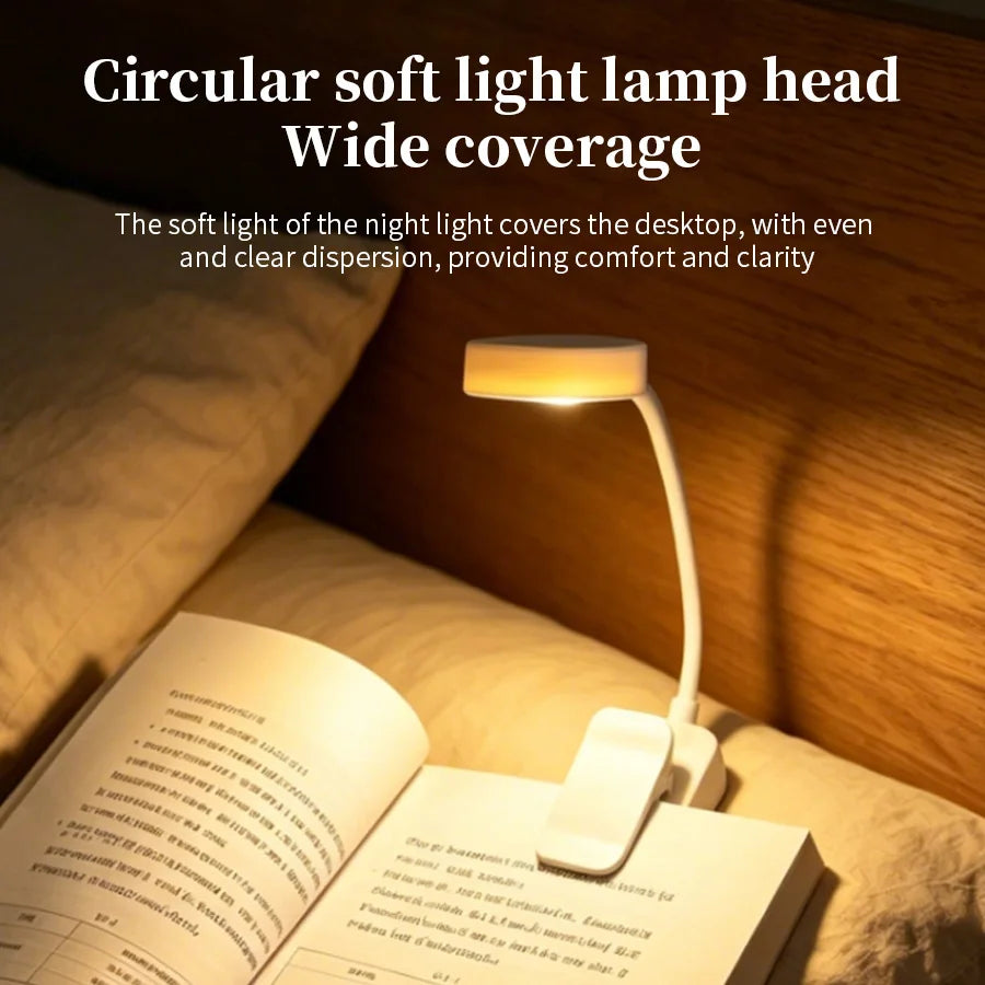 lampe led rechargeable usb modes couleurs gradation progressive clip flexible moderne minimaliste