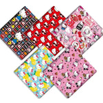 protège carte imprimé hello kitty coton polyester résistant fruits gâteaux cartoon