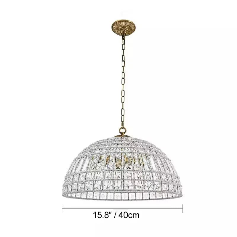 Suspension lumineuse cristal doré classique transparente salon chambre d'hôtel LED 2000 82000 lumens