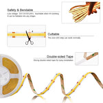 ruban led flexible adhésif 2700k 6500k dimmable coupable certification rohs ul