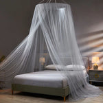 moustiquaire dôme suspendu transparent décoration romantique lit adulte polyester insecticide traitéextérieur camping voyage
