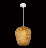 lampe suspendue tissage rotin naturel moderne rustique pince lampe câble électrique opacité led chinois