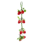 décoration murale guirlande fruits artificiels moderne réaliste clips vert rouge jauneintérieur