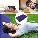 coussin gonflable portable cou coloré fibre pvc moderne imperméable extérieur camping voyage