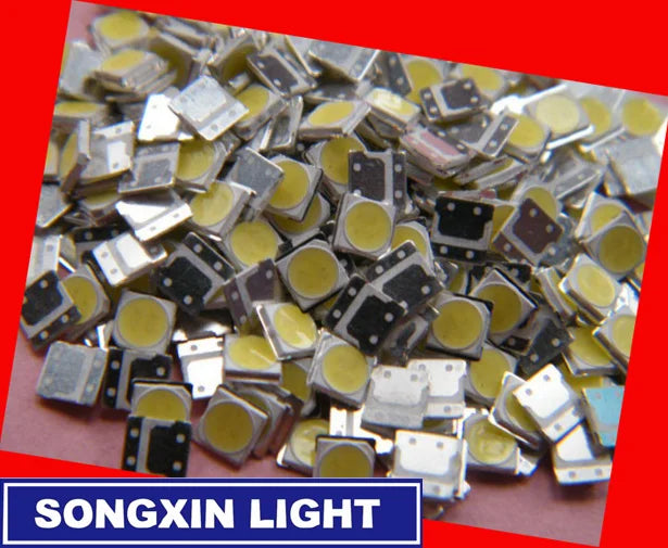 diodes led blancs 3535 6v électronique réparation télévision lcd led opaques nouvelles