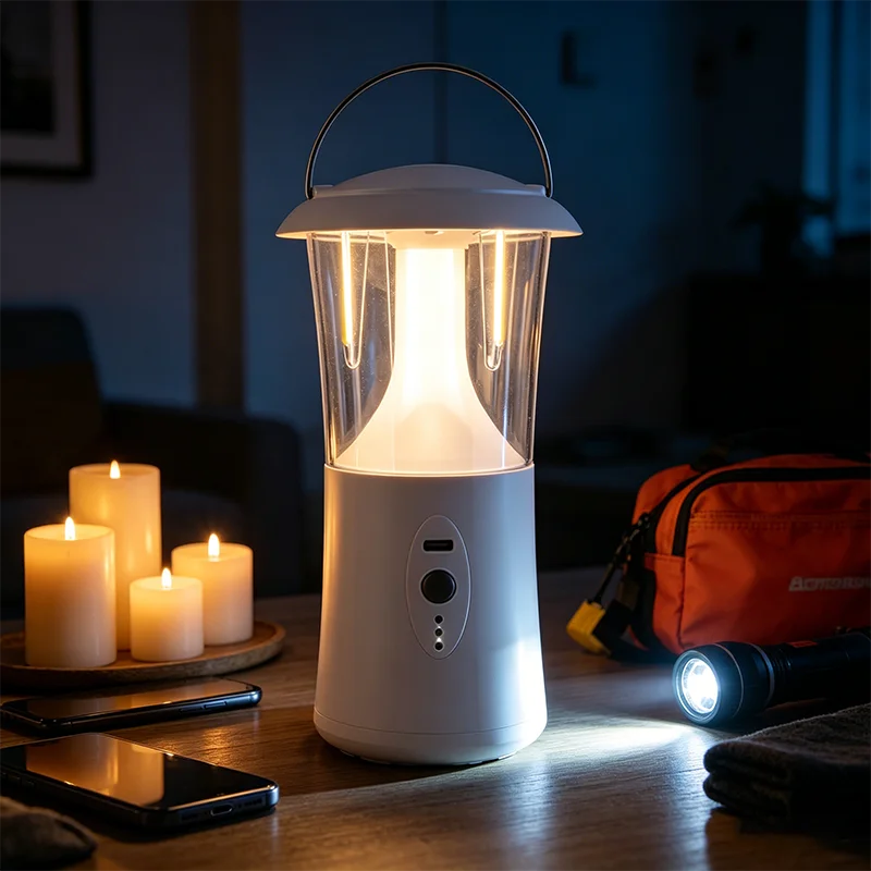 lampe portable led étanche camping trois couleurs gradation progressive suspensionextérieur