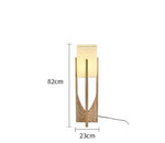 lampe sol bois naturel moderne minimaliste tissu blanc éclairage 10 15m² led ans garantie