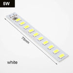 bande led blanc jaune 5w 12w modulable connecteur usb moderne fonctionnel