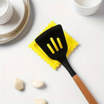 couvre soupe jaune silicone adhésif moderne anti brûlure isolation thermique cuisine unique