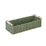 panier tressé rustique réutilisable fleurs artificielles vases diffuseurs parfum papier toilette serviettes bouteilles télécommandes