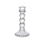 support bougie transparent classique rond durable simple épais romantique vintage