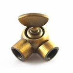 boutons manchette or cuivre noir blanc classiques vis fixés rond lisses