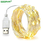 guirlande lumineuse or argent lumineuses moderne imperméable ip66 multiple couleurs led usb enfilade festive