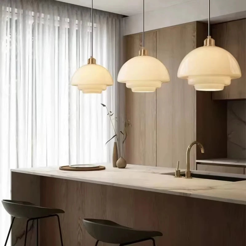 lampe suspendue moderne blanc doré ampoule e27 câble noir salon chambre vintage étude