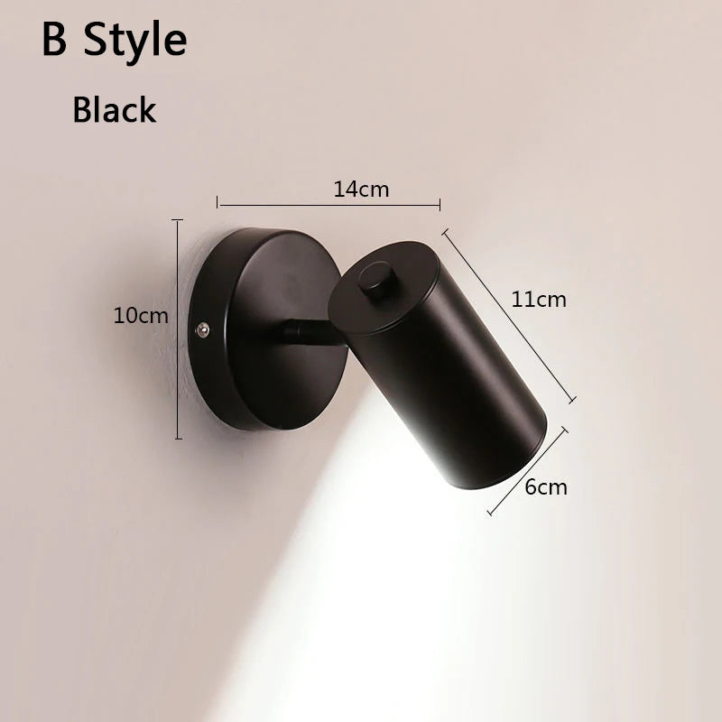 applique murale moderne or noir éclairage led chambre salle manger étude entrée minimaliste
