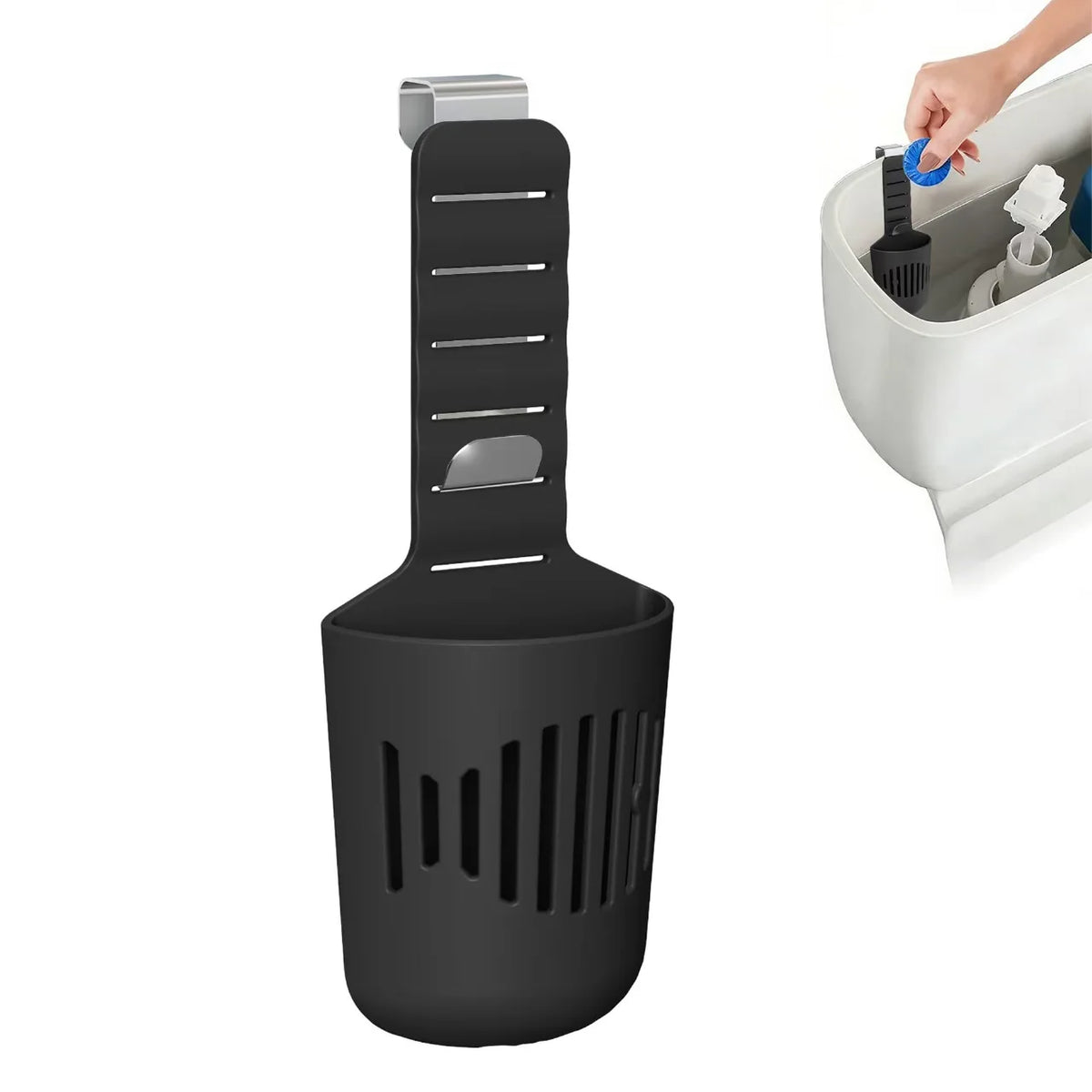 pince tablette nettoyage moderne bleu noir blanc perforations clips métalliques respectueux environnement