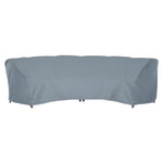 housse protection meuble extérieur gris clair moderne anti uv cordon serrage fermeture glissière grande