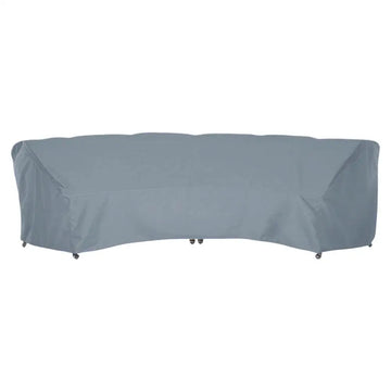 housse protection meuble extérieur gris clair moderne anti uv cordon serrage fermeture glissière grande