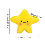 support brosse dents étoile kawaii enfants rangement brosses dentifrices salle bain Jaune Blanc Rose