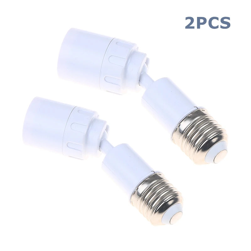 adaptateur douille led e27 blanc moderne base lampe réglable universelle fixe rond lisse