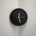 horloge murale rouge moderne aiguille quartz résine fixée sans perforations silencieuseDecorationMurale