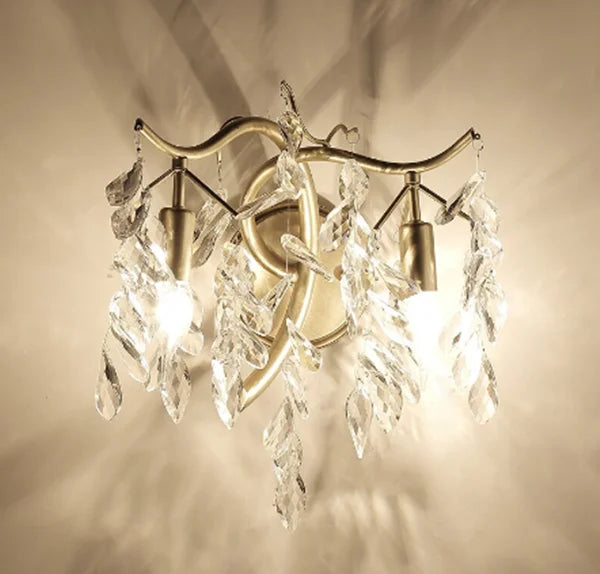 applique murale led dorée branches stylisées contemporaine élégante éclairage quotidien fixée mur 15 30m²