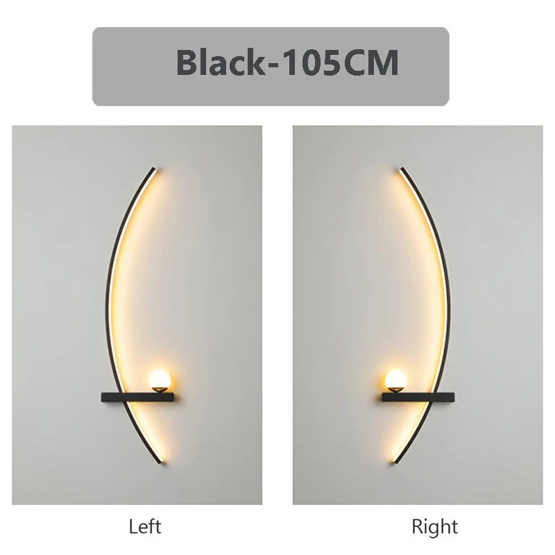 lampes murales modernes étagère translucides noires blanches minimaliste