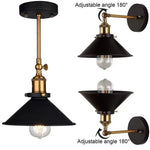 Applique murale style industriel en fer noir