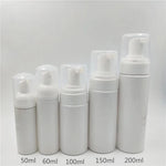 bouteilles mousse transparentes blanches pompe 30ml 50ml 60ml 100ml 150ml 200ml rechargeables cosmétiques