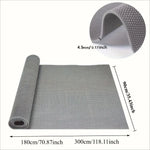 tapis gris moderne triangles relief adhésif imperméable résistant extérieur salle bain sport