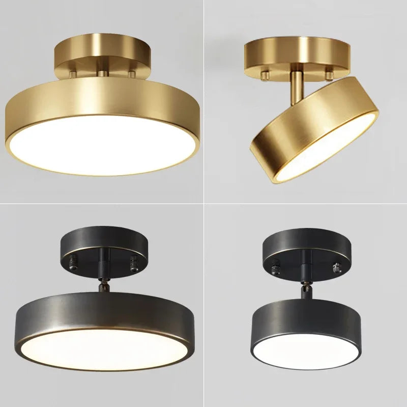lampe moderne or noir rotative led 15 20 ampoules minimaliste