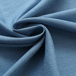 rideau semi transparent polyester texturé pompons bohème blanc bleu gris decoration tringle cordons serrage