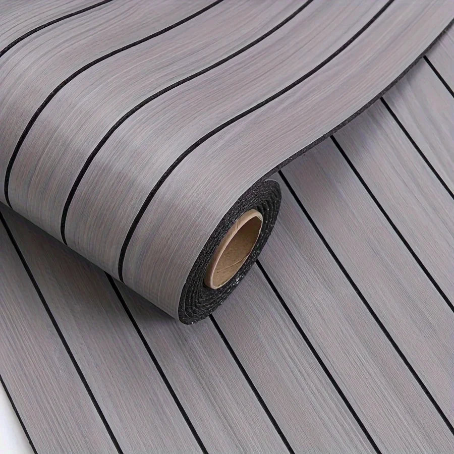 papier peint auto adhésif moderne rayures verticales beige clair enfant chambre cuisine résistant eau