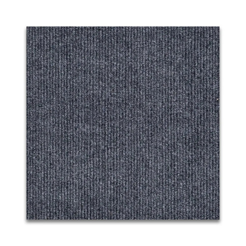 tapis solide polyester adhésif gris foncé moderne 40x40cm maison chambre sans bpa pvc