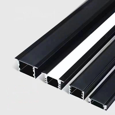 Profilé aluminium LED noir montage surface pour ruban led intérieur