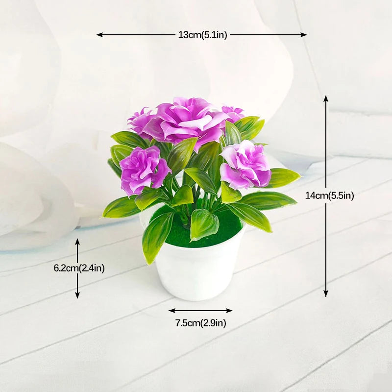 plantes artificielles vertes pot feuilles simples moderne décoration intérieure table ordinateur