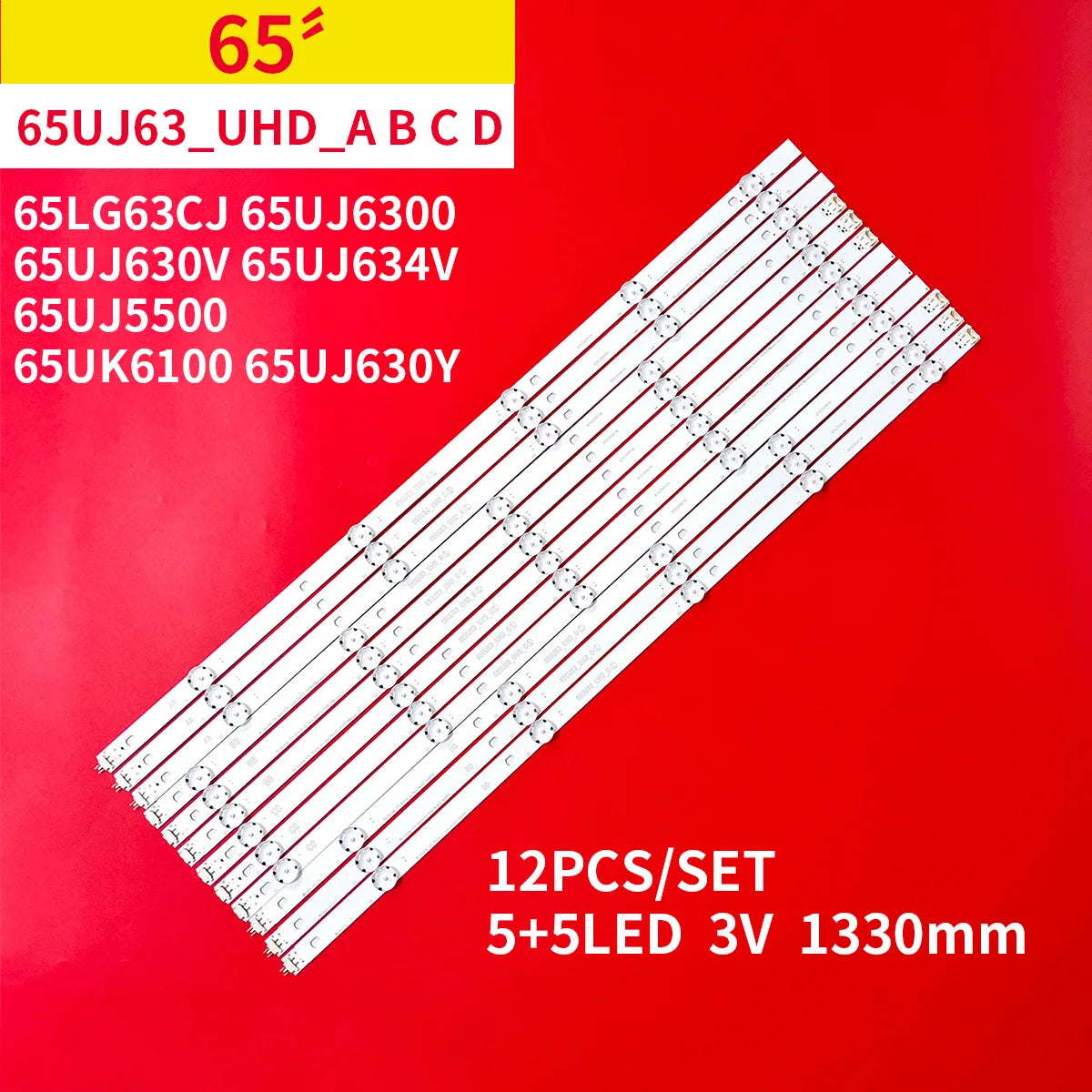 éclairage spécial led bandes rétroéclairage téléviseur blanc moderne 12 bandes leds bande aluminium