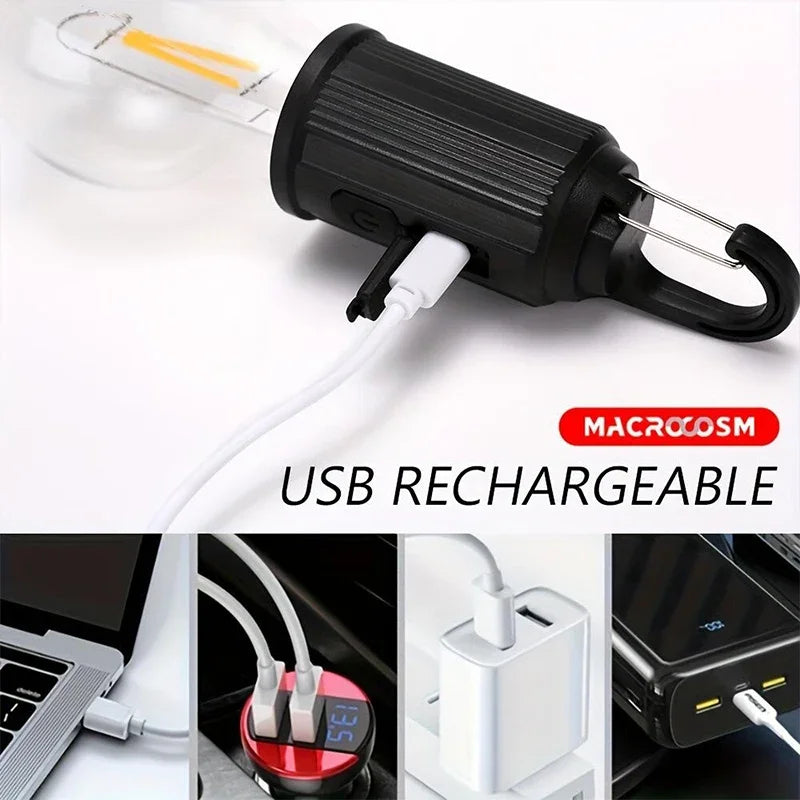 lanterne portable led rechargeable camping suspension filaire usb camping vintage
