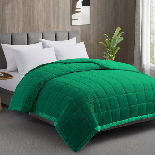 couvre lit polyester solide noir gris vert blanc piquée carreaux contemporain voyage militaire