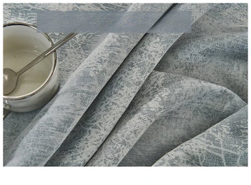 rideau occultant gris clair moderne tissu velouté texture marbrée salon chambre maison luxe