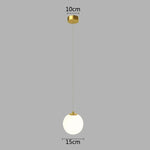 suspension lumineuse moderne sphérique verre opale noir blanc doré minimaliste