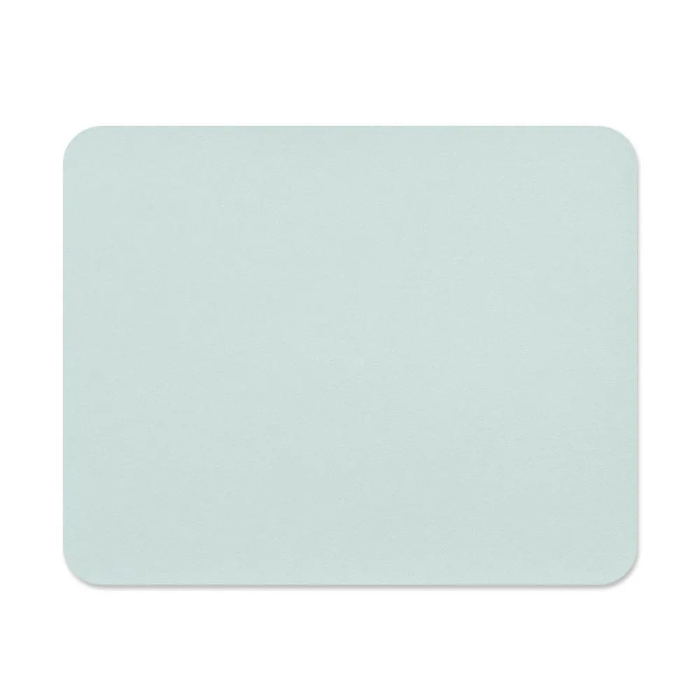 tapis souris cuir bleu marine noir rose clair gris marron vert clair uni minimaliste