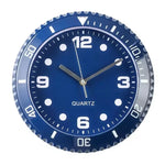 horloge murale moderne quartz aiguille vert noir bleu salon chambre