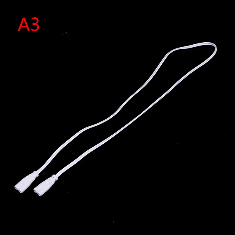 câble électrique blanc moderne 24v t4 t5 t8 led 100cm 50cm 20cm connecteurs eyelets