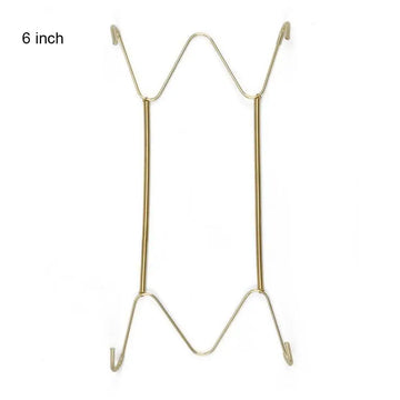 support mural doré moderne assiettes clips fixations variante 10 12 14 16 pouces