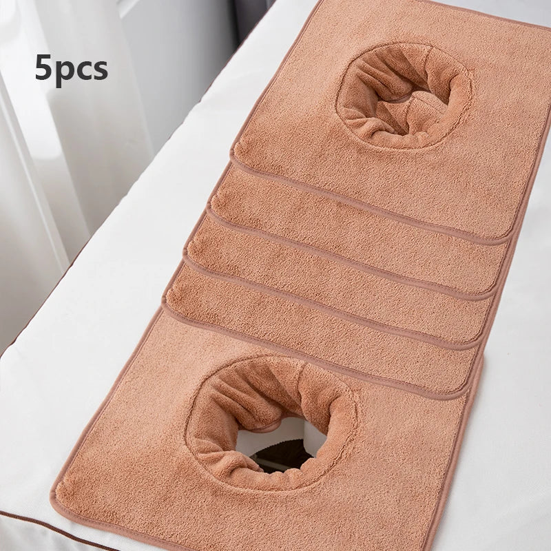 serviettes toilette microfibre douce gris blanc rose bleu marron opaques modernes visage relaxation spa