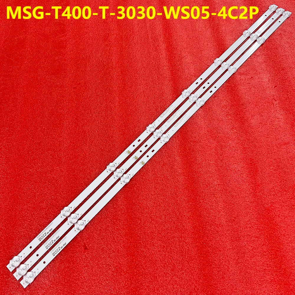 bande lumineuse led blanc moderne connecteurs électriques 756mm 738mm